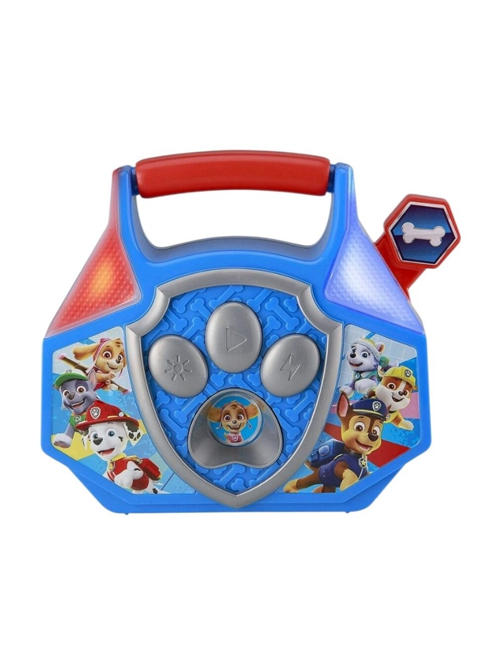 Ekids PAW Patrol Mini Boombox with Built-in Music Flashing Lights Kids Music Toy